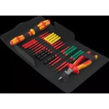 Monteurswerkzeugset Wera 05006610001 17 gereedschappen rood geel
