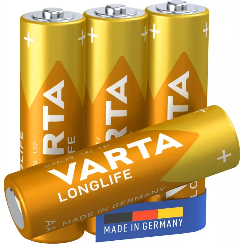 Varta Longlife Extra - batterij 4 x AA-type alkali (04106101414)