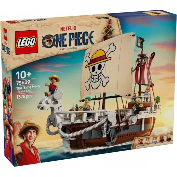 LEGO-set The Going Merry piratenschip 75639 — One Piece steenmodel