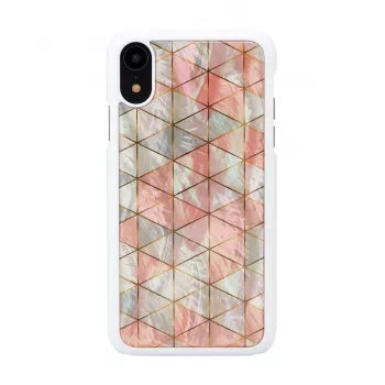 Smartphonehoesje iKins voor iPhone XR — diamant wit beschermhoes