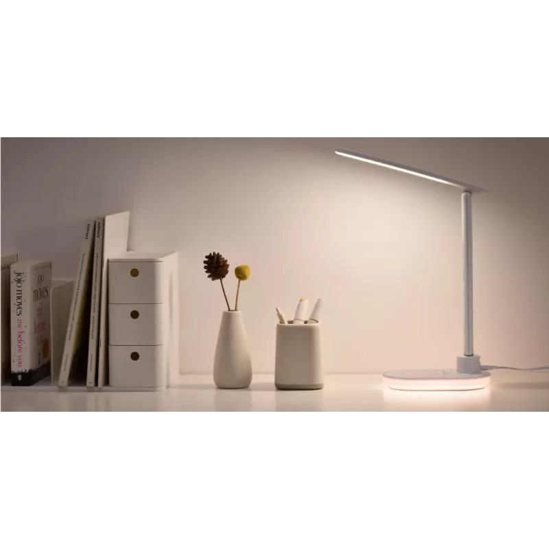 Tafellamp Hawk HW-LAMP03 wit RGB — verstelbare led-bureaulamp met RGB-verlichting