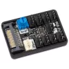 Aqua Computer SPLITTY9 ACTIVE actieve splitter voor maximaal 9 PWM-ventilatoren