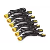 APC AP8702S-NA stroomkabel zwart 0,61 m C13-contact C14-contact