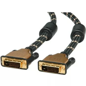 DVI-kabel ROLINE GOLD DVI M - DVI M (24+1) Dual-Link 10 m