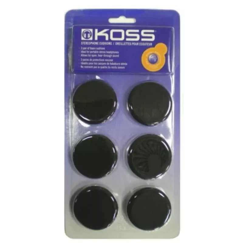 Oorkussens Koss 00 schuim zwart