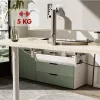 Maclean organizer voor kabels/stekkerdozen onder het bureau, max. belasting 5 kg, wit, MC-106 W