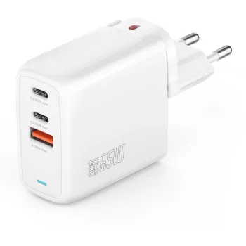 Oplader indoor 4smarts GaN Flex universeel wit