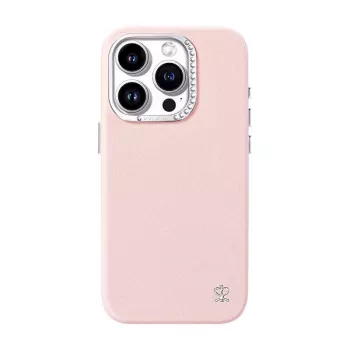 Beschermhoes Joyroom PN-14F4 voor iPhone 14 Pro Max, roze, slank soft cover