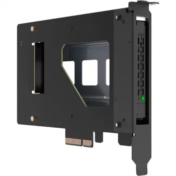 ICY Dock ToughArmor MB111VP-B - mobiel opslagrack - voor M.2 / M.3 SSD mobiel rack - 2,5 inch (6,4 cm) - NVMe - PCIe 4.0 x4 - zwart (MB111VP-B)