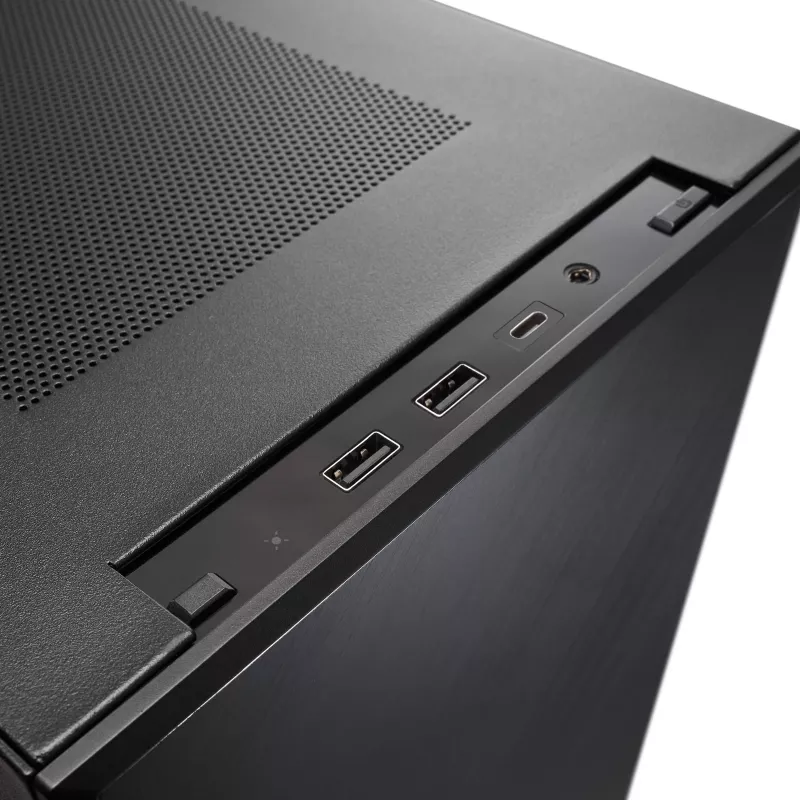 SilverStone SST-SG17B Micro-ATX / Mini-ITX-behuizing - zwart