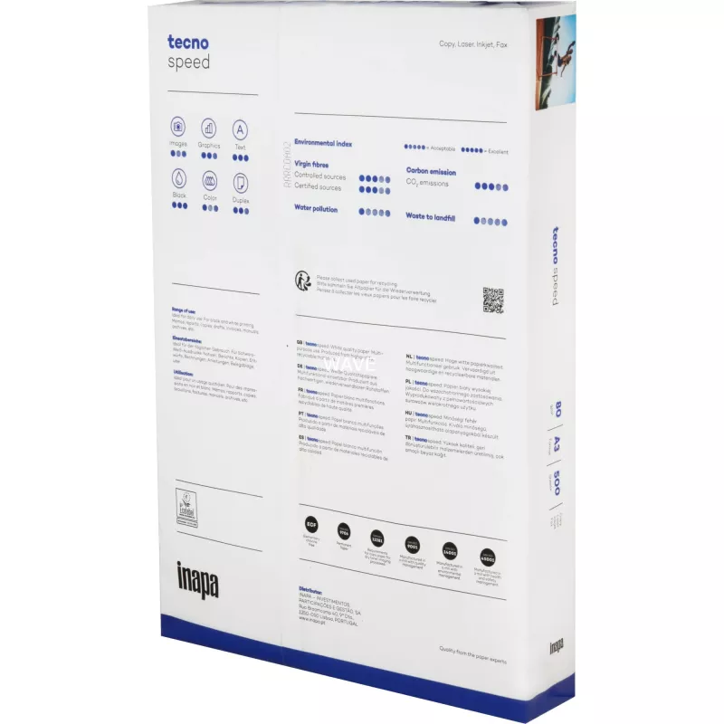 A3-printerpapier inapa-tecno Tecno Speed 500 vel wit