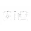 TV-beugel Edbak GD03 73,7 cm 10 kg zwart