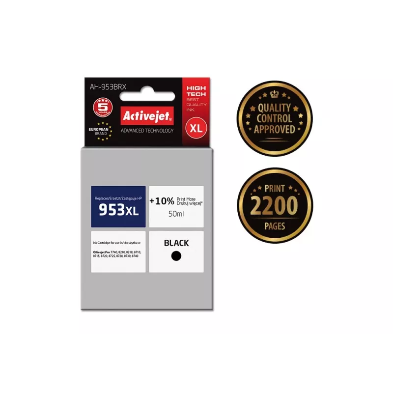 Cartridge Activejet AH-953BRX vervanger 953XL zwart