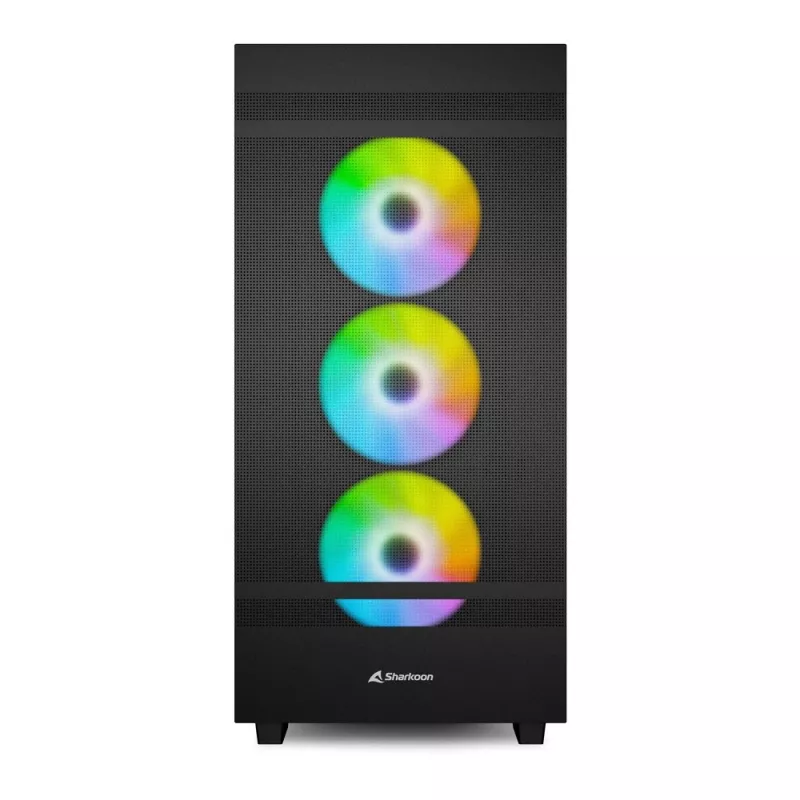 PC-behuizing Sharkoon REBEL C50 RGB full tower zwart