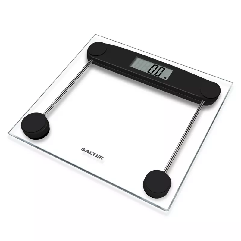 Badkamerweegschaal Salter 9208 BK3R compacte glasweegschaal elektronisch