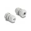 DeLOCK EX kabelwartel M12 grijs 2 stuks polyamide