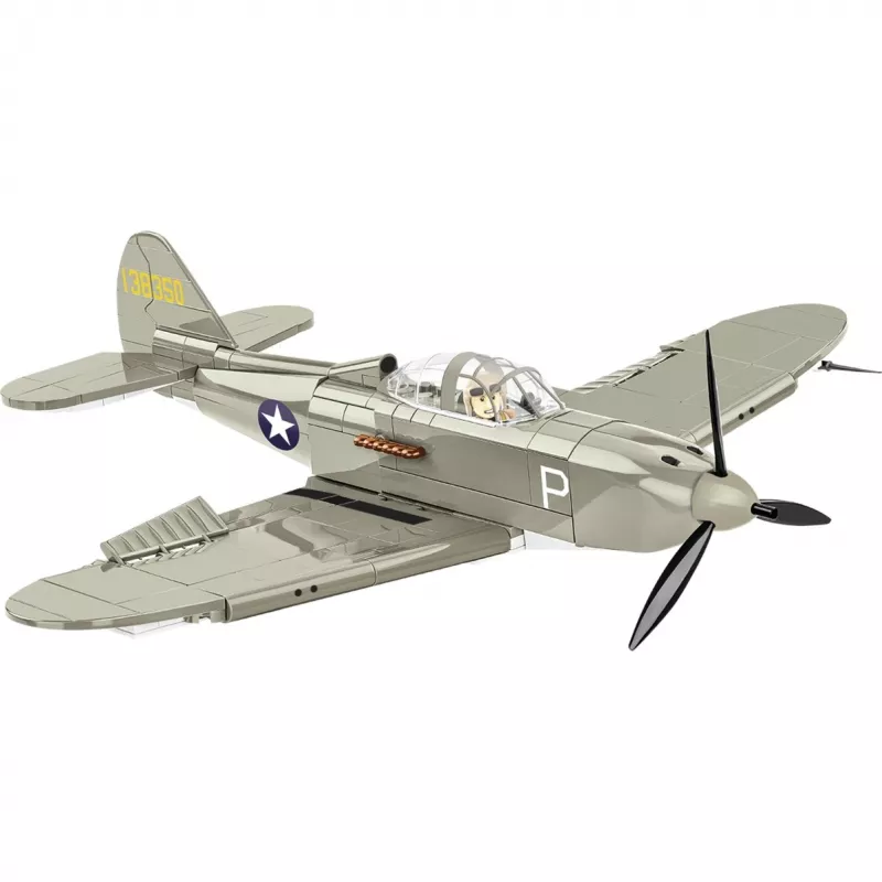 Cobi Bell P-39D Airacobra bouwset, grijs, 361 stukjes