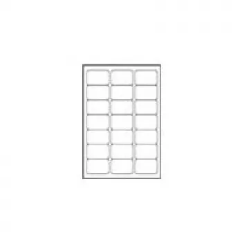 Avery Zweckform Avery - transparant - 63,5 x 38,1 mm 525 etiket(ten) (25 vel x 21)