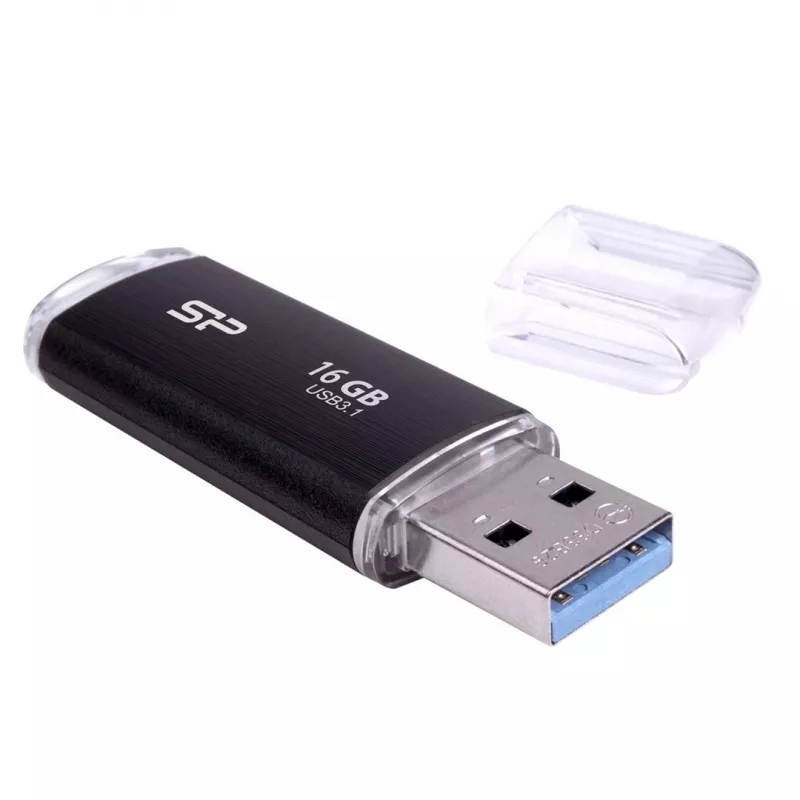 SILICON POWER Blaze B02 USB-stick 16 GB USB Type-A 3.2 Gen 1 (SP016GBUF3B02V1K) zwart