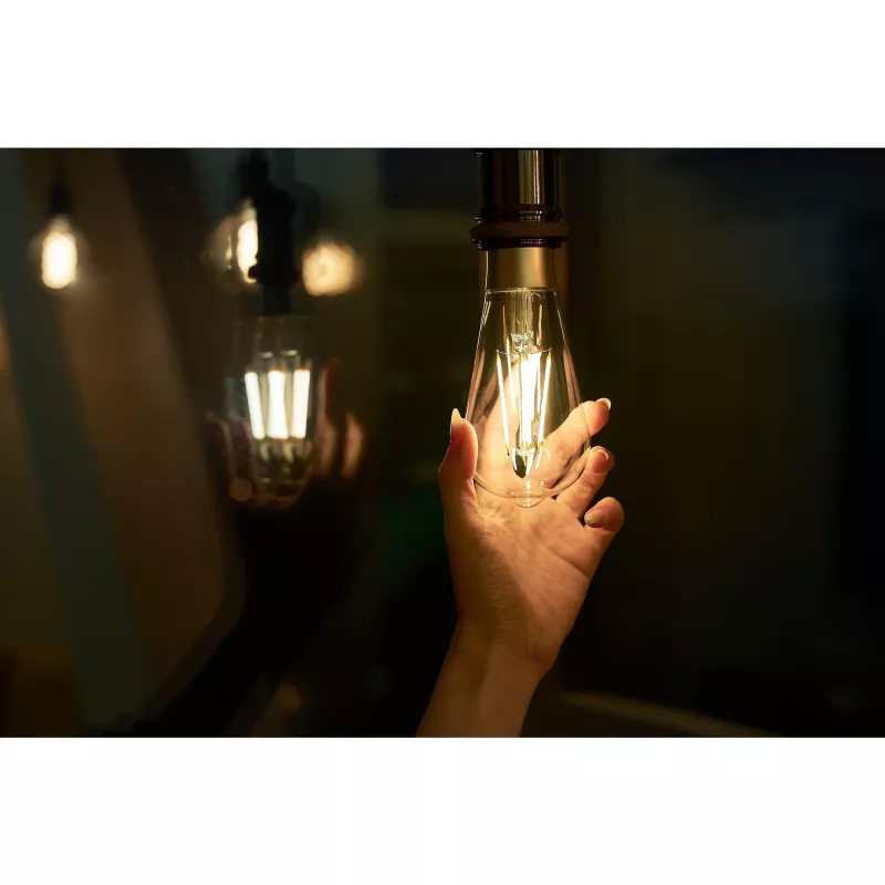 Slimme gloeilamp Shelly Vintage ST64 Wi-Fi transparant 230 V