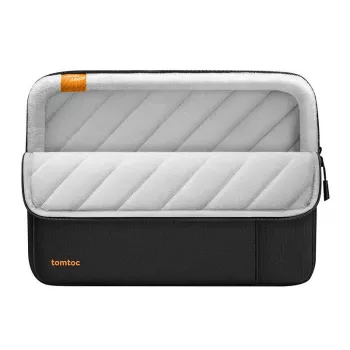 Laptop-hoes Tomtoc A13C2D1 voor MacBook – zwart, licht, robuuste beschermhoes