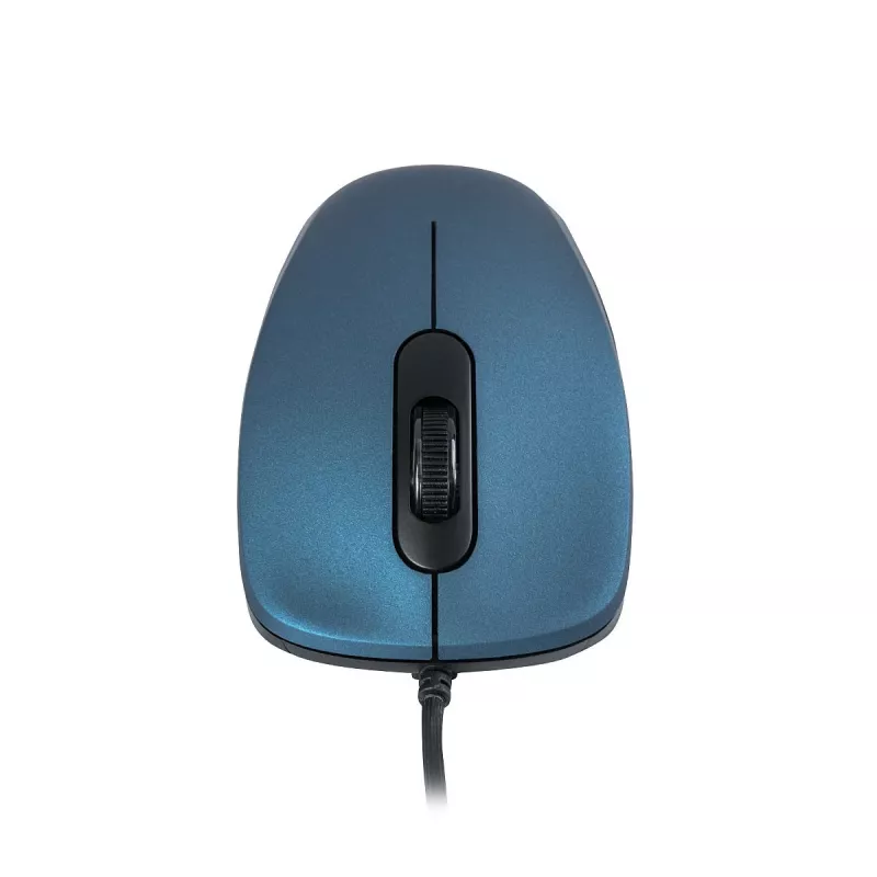 ModeCom MC-M10S - muis - optisch - 3 knoppen - bedraad - USB - blauw