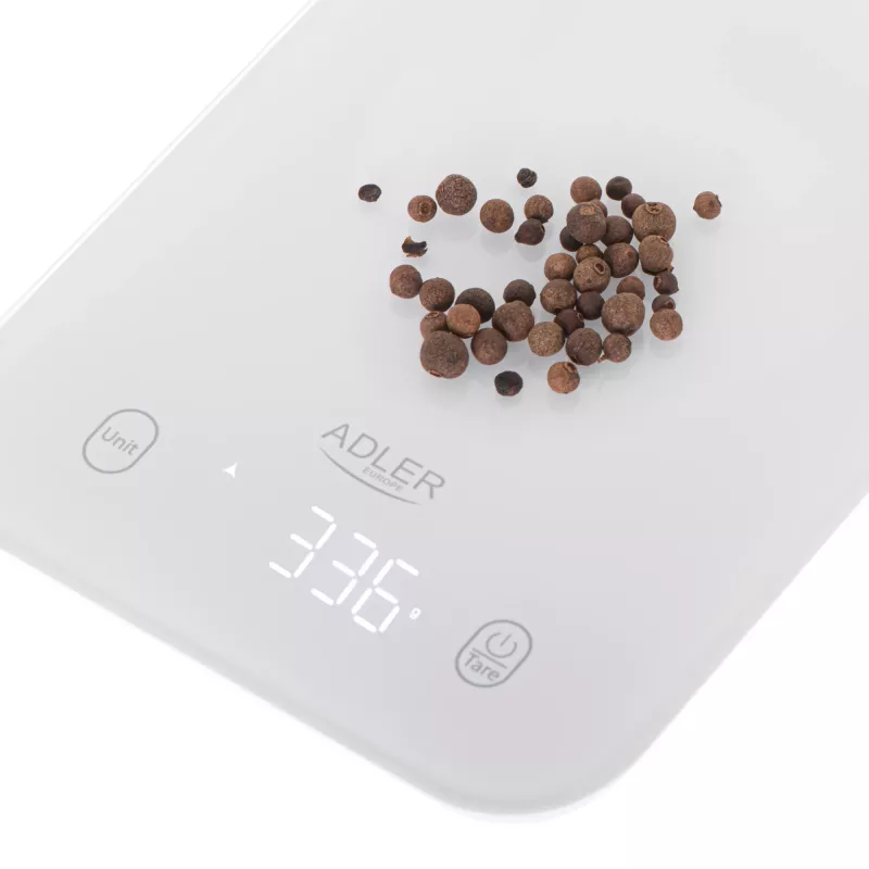 Adler Keukenweegschaal | AD 3181w | Verdeling 1 g | Weergavetype LED | Wit