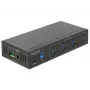 Delock 63309 externe industriële USB-hub, 4 x USB 3.0 Type-A, 15 kV ESD-bescherming, metalen behuizing, wandmontage mogelijk