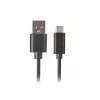USB 2.0-kabel LANBERG CA-USBO-10CU-0005-BK — USB A naar USB C, 0,5 m, zwart