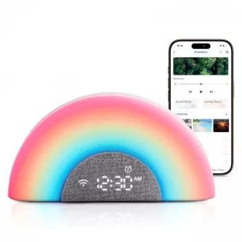 Momcozy Rainbow wit noise machine grijs