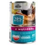 Natvoer voor honden Frendi – leverstukjes in fijne saus, 1,25 kg zak