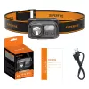 Hoofdlamp Superfire HL23 met 220 lm vermogen en USB-C-laden