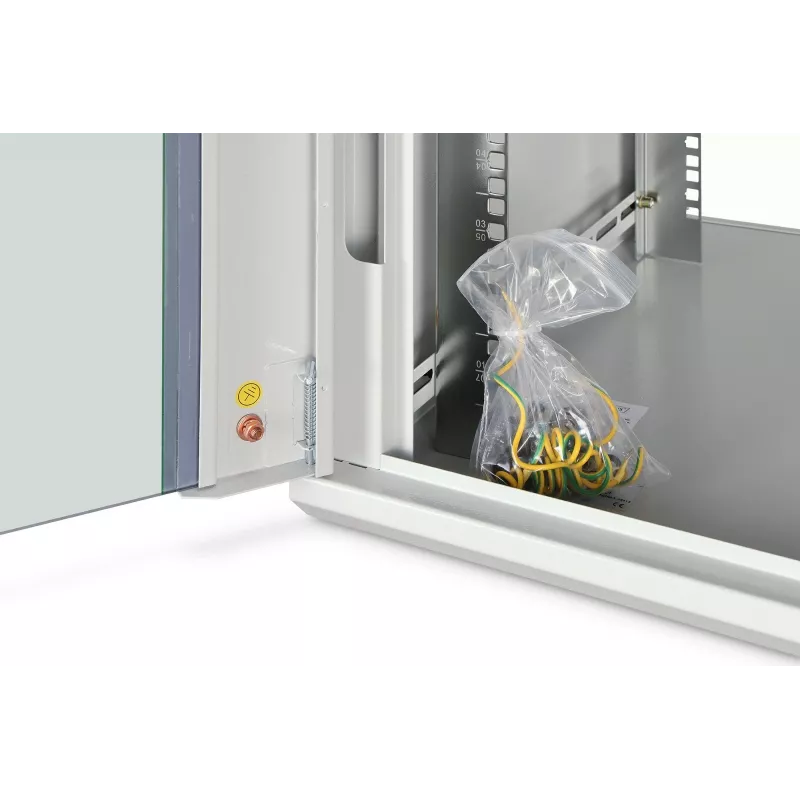Wandgemonteerde rackbehuizing DIGITUS Dynamic-N 7U 19 inch 600x600 mm, ongemonteerd, IP20, slot met sleutel