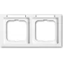 BUSCH JAEGER BJ 1732-184 NSK frame 2f horizontaal kijkvenster future linear studiowit