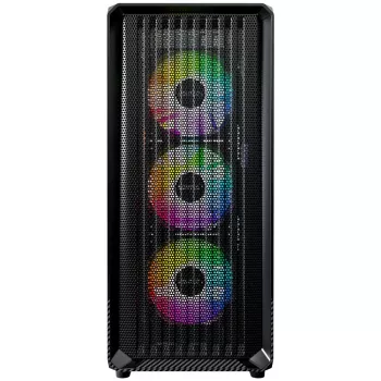 PC-behuizing Montech X5 midi tower zwart ATX 3x 140mm-ventilator