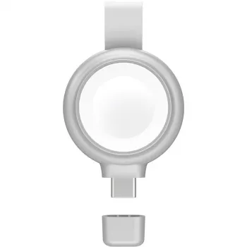 Oplader 4smarts QI2 smartwatch zilver USB draadloos snelladen