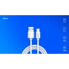 USB 2.0-kabel SAVIO CL-168, USB A (stekker) naar USB C (stekker), 3 m, wit