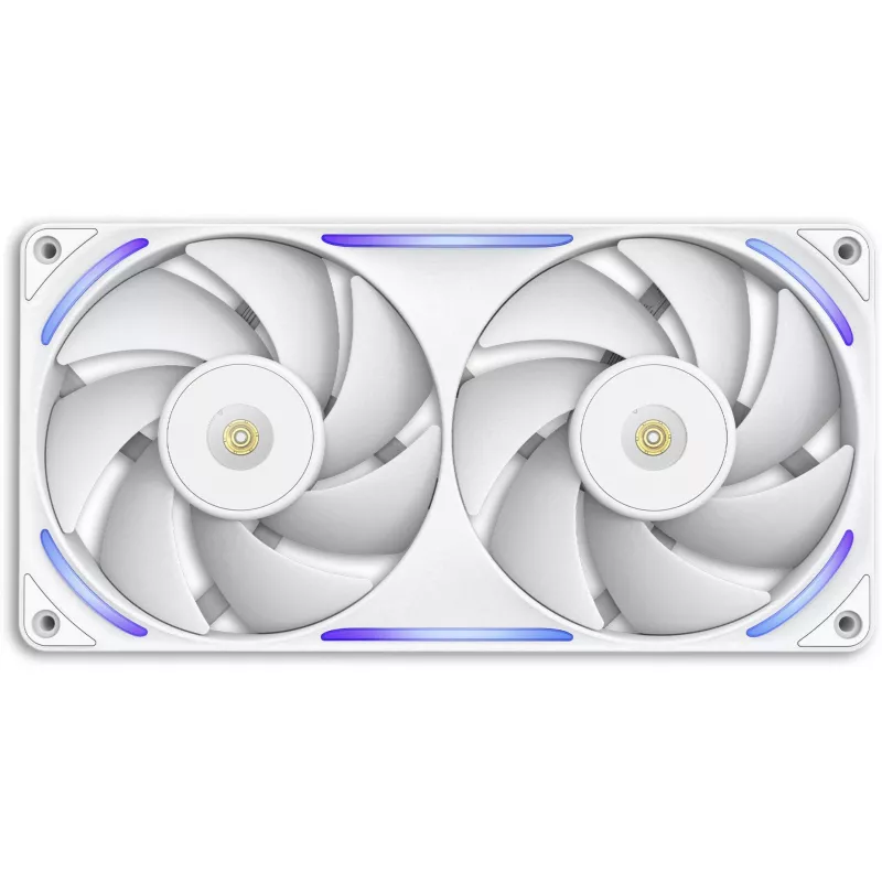 Computergehäuselüfter NZXT F240X 120 mm wit, 1 stuk, 240 × 120 × 30 mm