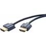 ClickTronic 70701 HDMI-kabel 0,5 m HDMI type A (standaard) blauw (70701)