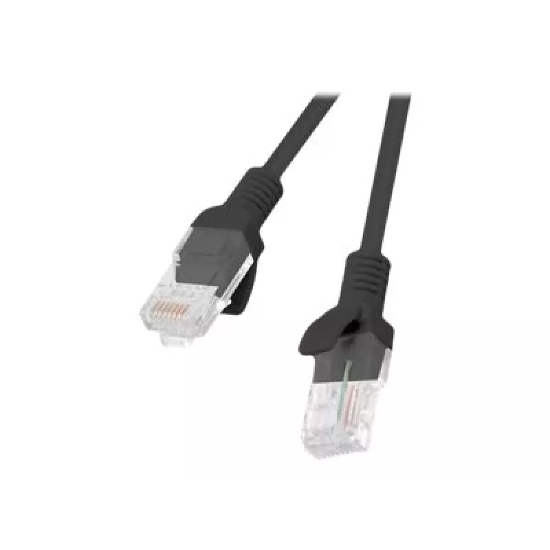 Netwerkkabel LANBERG PCU5-10CC-0025-BK RJ-45 Cat5e U/UTP 0,25 m zwart
