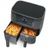 Ninja DZ300EU Dual Zone heteluchtfriteuse, 7,6 l (2 x 3,8 l), 2400 W, 240 °C, grijs