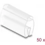 Kabelmarkeerder DELOCK 80952, 50 stuks, voor kabel Ø 6–10 mm, transparant