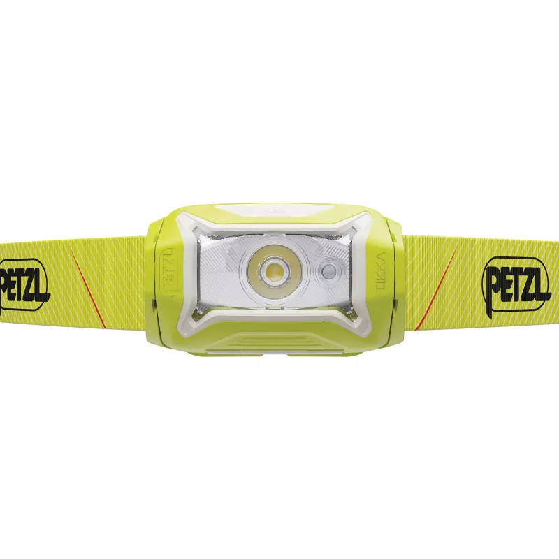 Hoofdlamp Petzl TIKKA 350 lm geel — 350 lumen, compacte LED-hoofdlamp