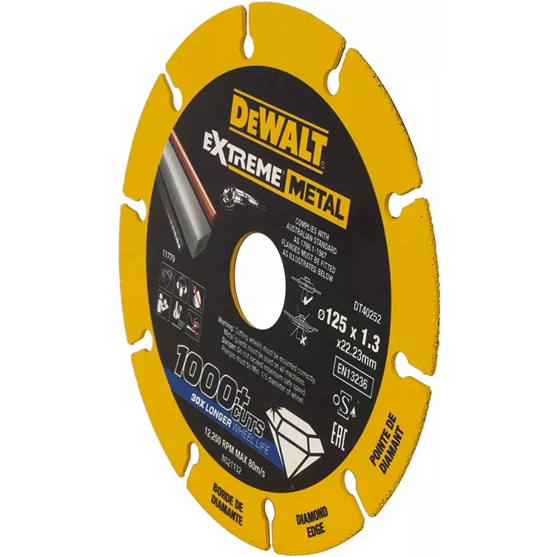 Doorslijpschijf DeWALT DT40252-QZ