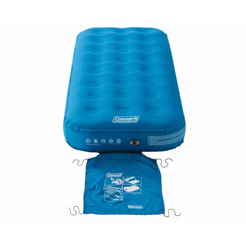 COLEMAN Extra Durable luchtbed eenpersoons - blauw 2,2 kg lengte 198 cm breedte 82 cm hoogte 22,5 cm (2000031637)