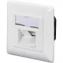 DIGITUS DN-9005-N - aansluitdoos, inbouw - RJ-45 X 2 - RAL 9010 - 2 poorten (DN-9005-N)