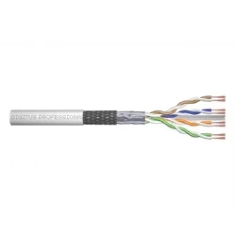 Netwerkkabel Digitus CAT 6 SF/UTP Twisted Pair patchkabel bulk 305 m grijs