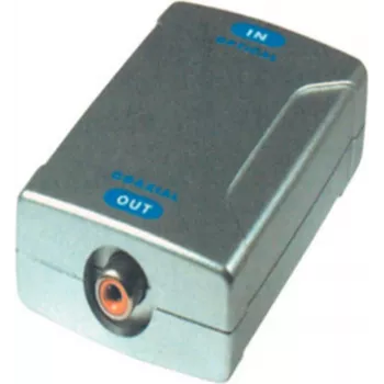 Optische Toslink-koppelaar ShiverPeaks 69120 — vezelverbinder voor digitale audioverbindingen