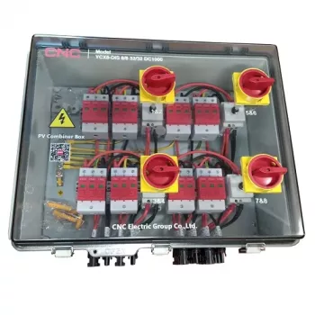 PV-combinerbox CNC NV822331 DC 8-in 8-out IP66