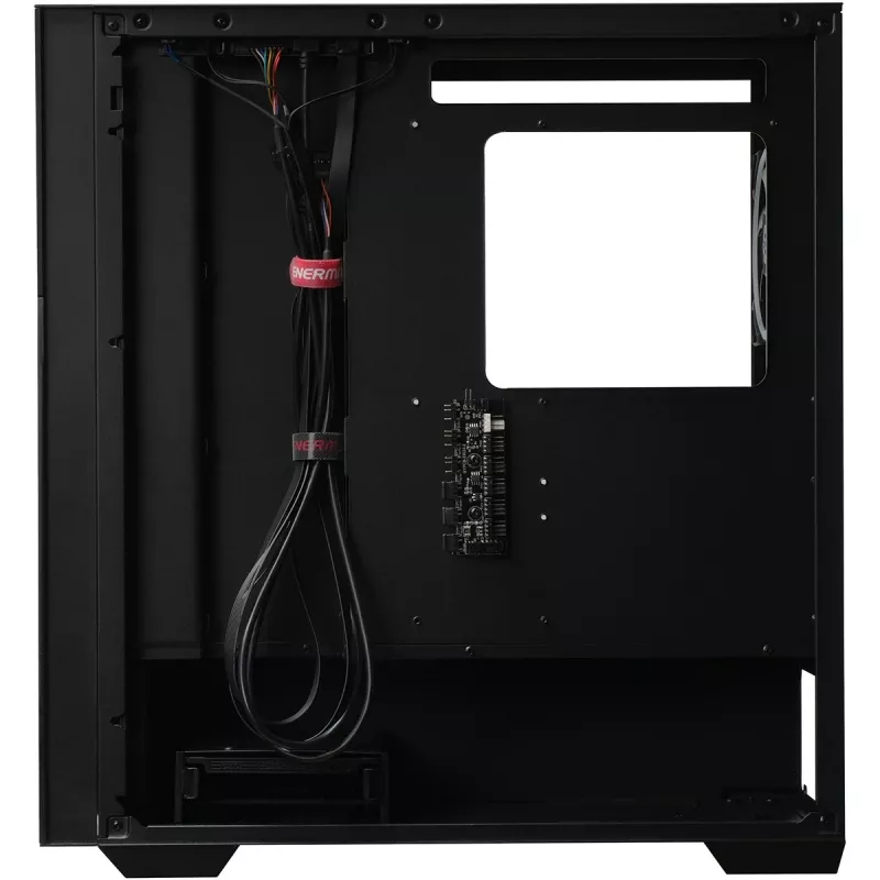 Enermax K8 - midi tower - pc - zwart - ATX - micro ATX - Mini-ITX - SPCC - gehard glas - gaming (ECA-EK8-BB-ARGB)